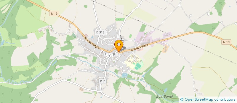 localisation de l'entreprise LA VANNERIE D'AUJOURD'HUI à FAYL-BILLOT