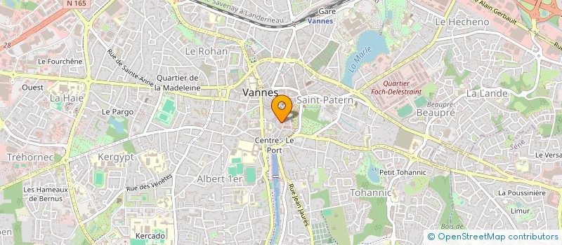 localisation de l'entreprise LA VANNETEIZH à VANNES