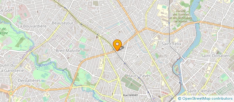 localisation de l'entreprise LA VANNETIERE BOULANGERIE-PATISSERIE  NANTES