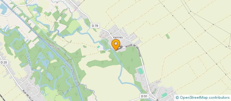 localisation de l'entreprise LA VANNOISE à SAINTE-MAURE