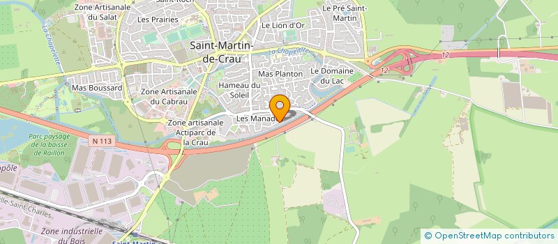 localisation de l'entreprise LA VANOISE à SAINT-MARTIN-DE-CRAU