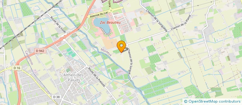 localisation de l'entreprise LA VANTAGE DECO  MONTEUX