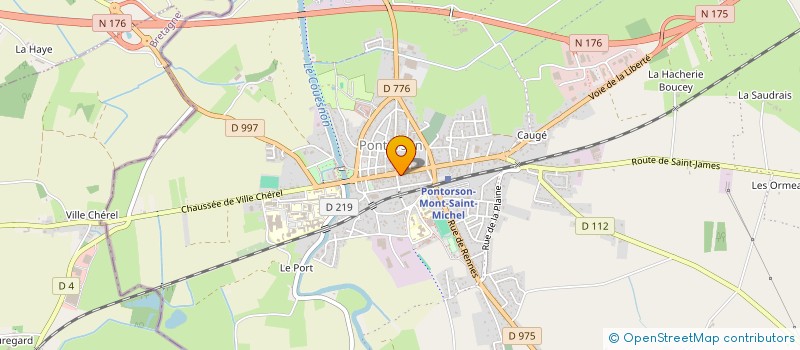 localisation de l'entreprise LA VAPE EN B à PONTORSON