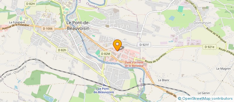 localisation de l'entreprise LA VAPOSPHERE à LE PONT-DE-BEAUVOISIN