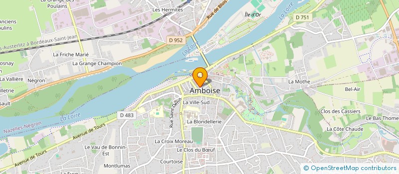 localisation de l'entreprise LA VAPOTHEQUE  AMBOISE