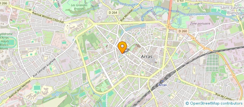 localisation de l'entreprise LA VAPOTITHEQUE à ARRAS