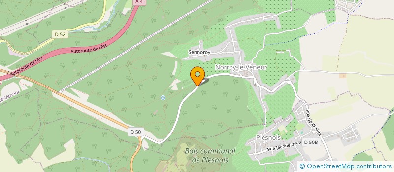 localisation de l'entreprise LA VAQUINIERE  NORROY-LE-VENEUR