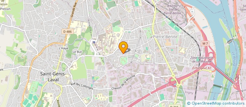 localisation de l'entreprise LA VARANGUE  OULLINS-PIERRE-BENITE