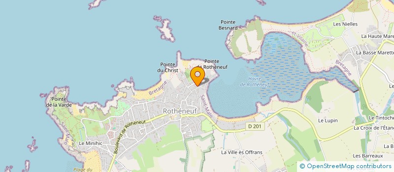 localisation de l'entreprise LA VARANGUE  SAINT-MALO