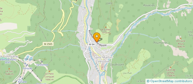 localisation de l'entreprise LA VARAPE  SAINT-MARTIN-VESUBIE