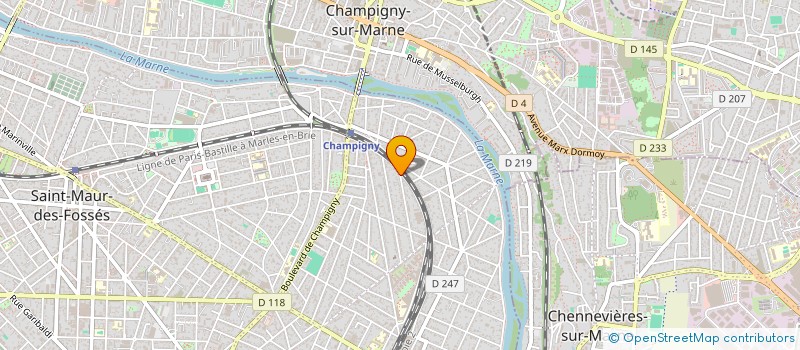 localisation de l'entreprise LA VARENNE à SAINT-MAUR-DES-FOSSES