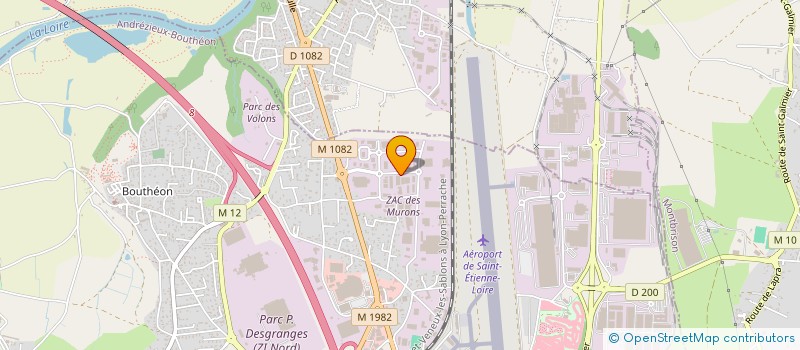 localisation de l'entreprise LA VARENNE  ANDREZIEUX-BOUTHEON