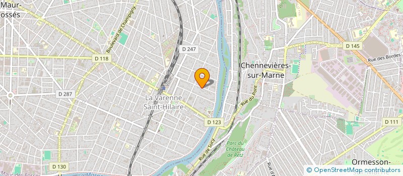 localisation de l'entreprise LA VARENNE 66 à SAINT-MAUR-DES-FOSSES