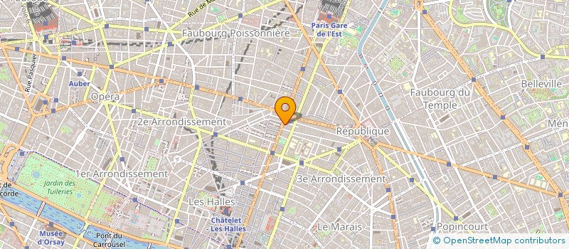 localisation de l'entreprise LA VARENNE 71 à PARIS