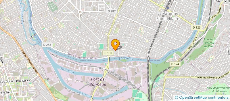 localisation de l'entreprise LA VARENNE à SAINT-MAUR-DES-FOSSES