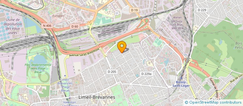 localisation de l'entreprise LA VARENNE GASTRONOMIE à LIMEIL-BREVANNES