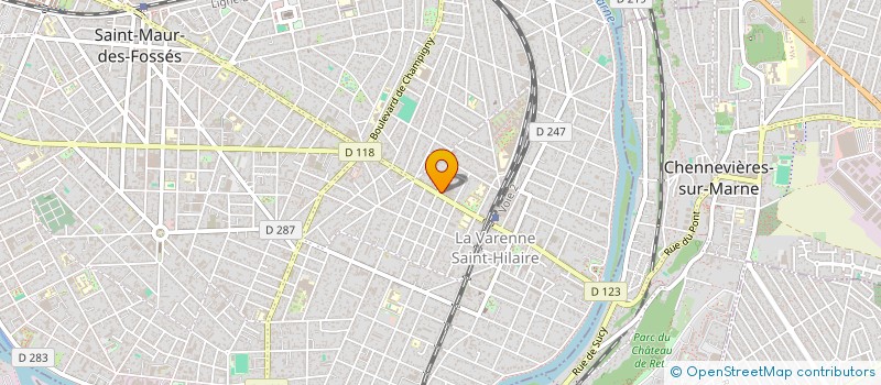 localisation de l'entreprise LA VARENNE INVESTISSEMENT à SAINT-MAUR-DES-FOSSES