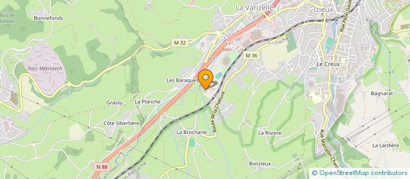 localisation de l'entreprise LA VARIZELLE  SAINT-CHAMOND