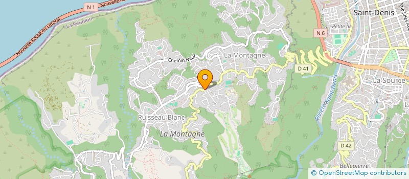 localisation de l'entreprise LA VARLOPE à SAINT-DENIS