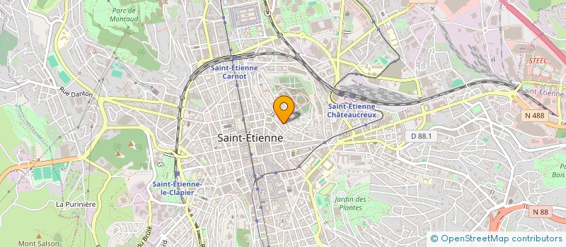localisation de l'entreprise LA VARLOPE à SAINT-ETIENNE