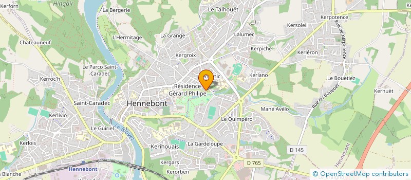 localisation de l'entreprise LA VARMETTE  HENNEBONT