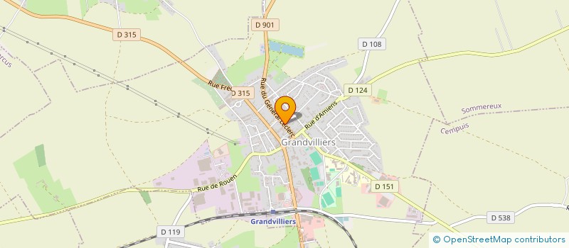 localisation de l'entreprise LA VAUGEOISE  GRANDVILLIERS