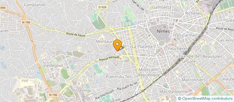 localisation de l'entreprise LA VAUVERDE SARL à NIMES