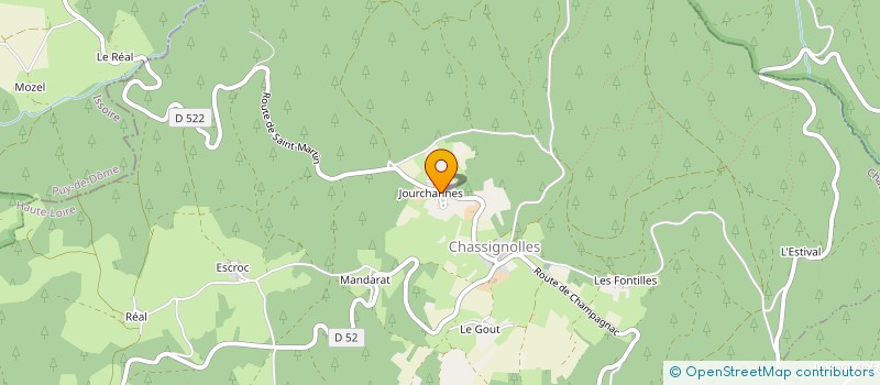 localisation de l'entreprise LA VEILLADE à CHASSIGNOLLES
