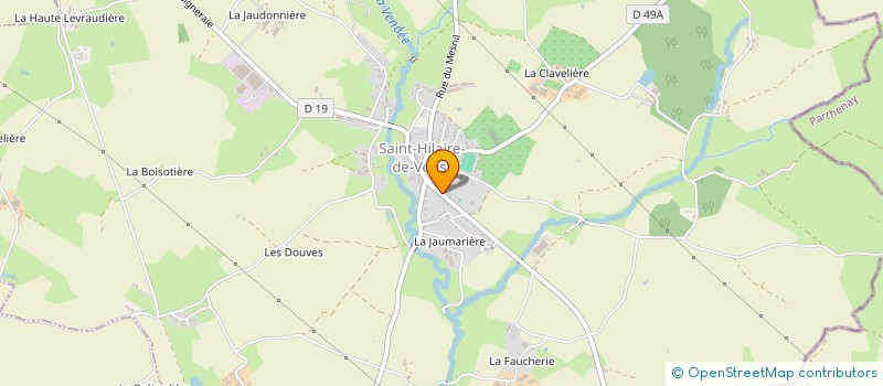 localisation de l'entreprise LA VEILLEE  SAINT-HILAIRE-DE-VOUST