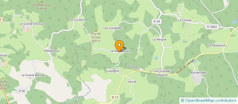 localisation de l'entreprise LA VEILLEE AU FOURNIL à SARDENT