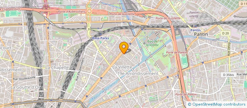 localisation de l'entreprise LA VEILLEE POP  PARIS