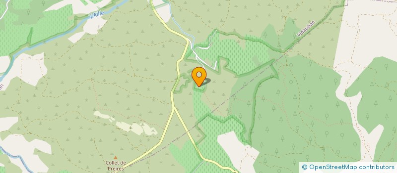 localisation de l'entreprise LA VEINE  VIDAUBAN