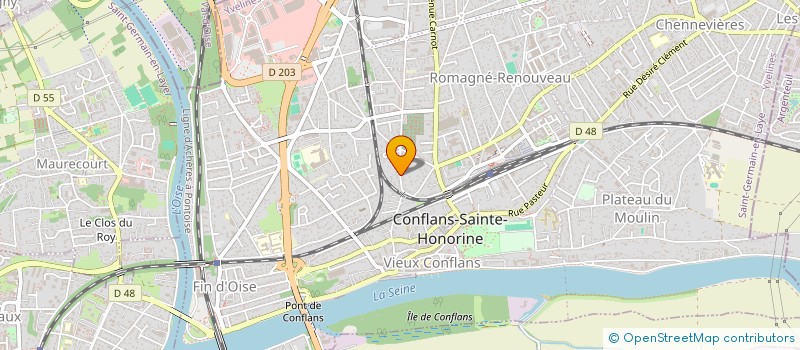 localisation de l'entreprise LA VEISSIERE  CONFLANS-SAINTE-HONORINE