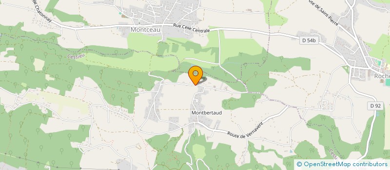 localisation de l'entreprise LA VELIVOLIERE  CESSIEU