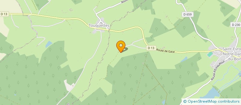 localisation de l'entreprise LA VELOCE à SAINT-EVROULT-NOTRE-DAME-DU-BOIS