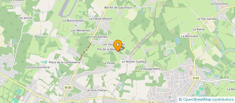 localisation de l'entreprise LA VENDEE SOLEIL  SAINT-AIGNAN-GRANDLIEU