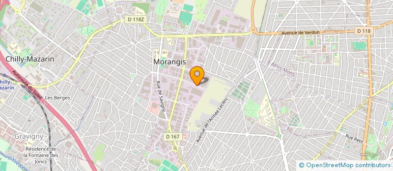 localisation de l'entreprise LA VENDEENNE à MORANGIS
