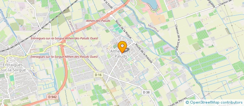 localisation de l'entreprise LA VENDEENNE  ALTHEN-DES-PALUDS