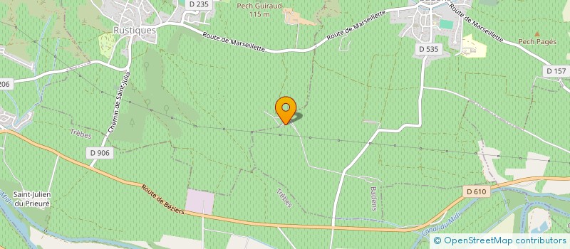 localisation de l'entreprise LA VENE  MONTIRAT