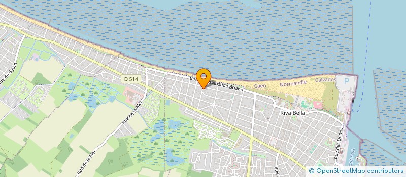 localisation de l'entreprise LA VENELLE  OUISTREHAM