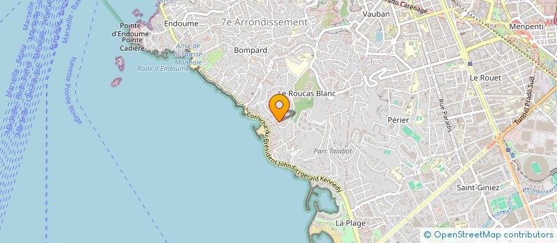 localisation de l'entreprise LA VENEZIA à MARSEILLE 7EME