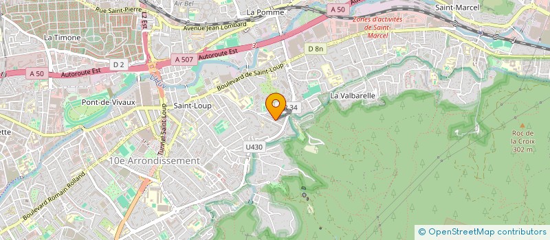 localisation de l'entreprise LA VENITIENNE à MARSEILLE 10