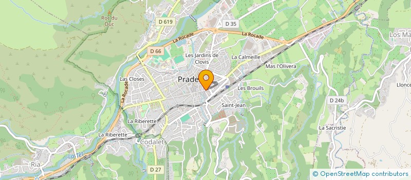 localisation de l'entreprise LA VENITIENNE à PRADES