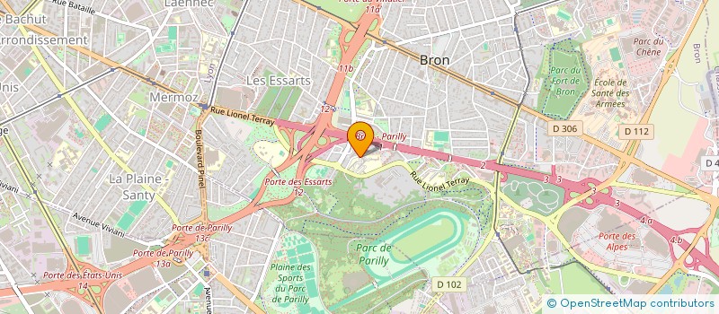 localisation de l'entreprise LA-VENTIL  BRON