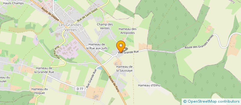 localisation de l'entreprise LA VENTOISE D'EAWY  LES GRANDES-VENTES