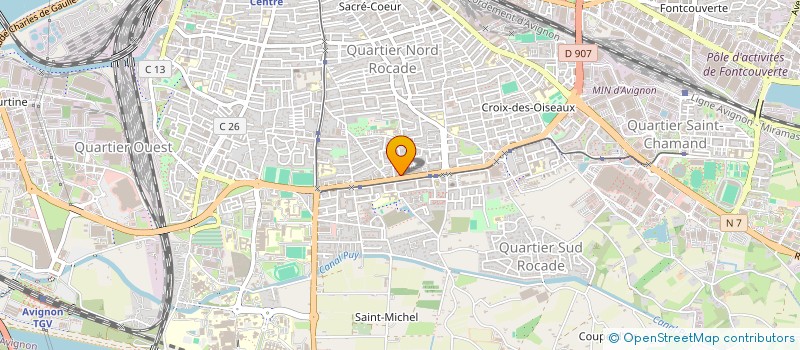 localisation de l'entreprise LA VENUS D'ARLES  AVIGNON