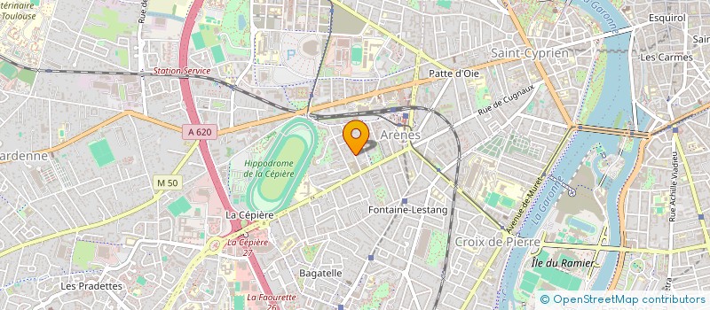 localisation de l'entreprise LA VERANDA à TOULOUSE