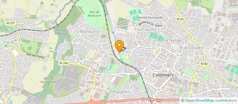 localisation de l'entreprise LA VERANDA TOULOUSAINE à COLOMIERS