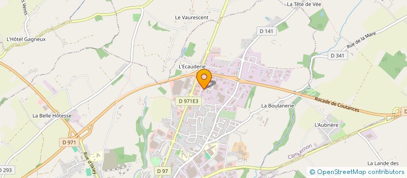 localisation de l'entreprise LA VERANDERIE SAINTE-ANNE à COUTANCES