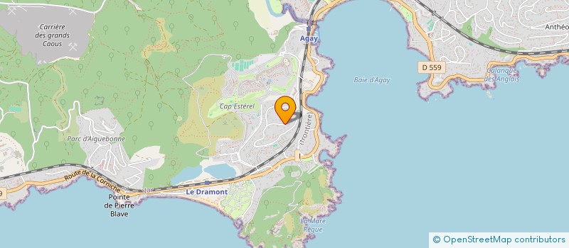 localisation de l'entreprise LA VERDACHE  SAINT-RAPHAEL